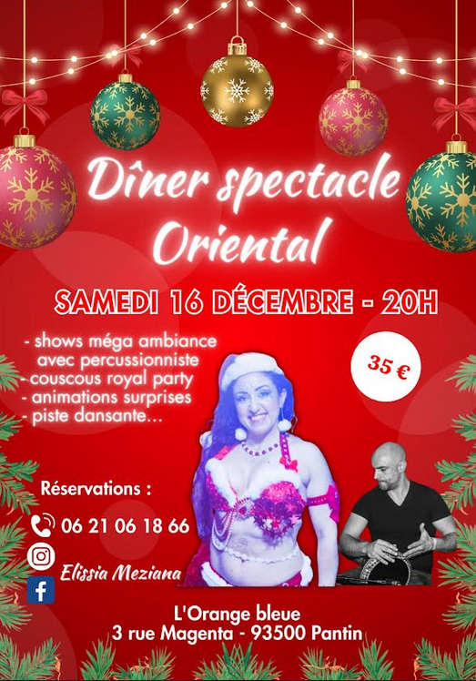 Diner spectacle oriental