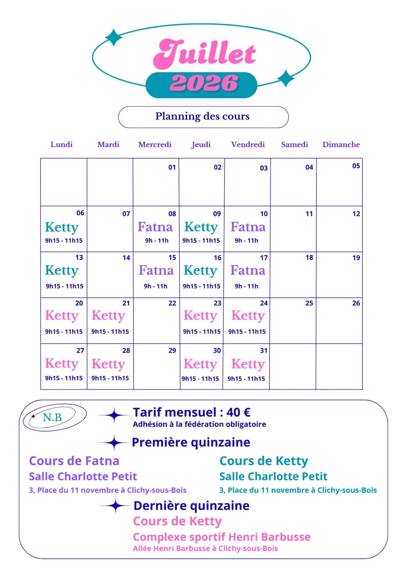 Juillet gv